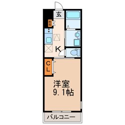 カトレア（白山町）の物件間取画像